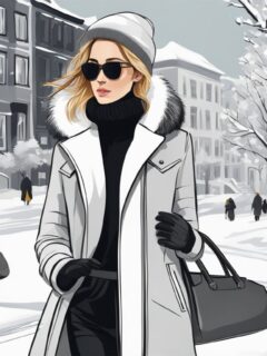 Essential Black and White Pieces for Winter