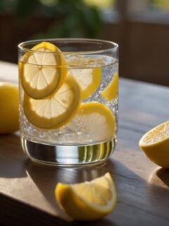 lemon water